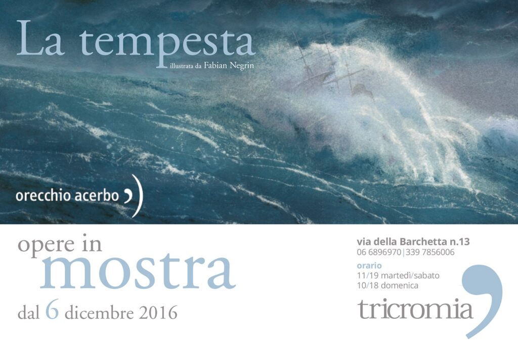 La tempesta di Shakespeare nelle illustrazioni di Fabian Negrin