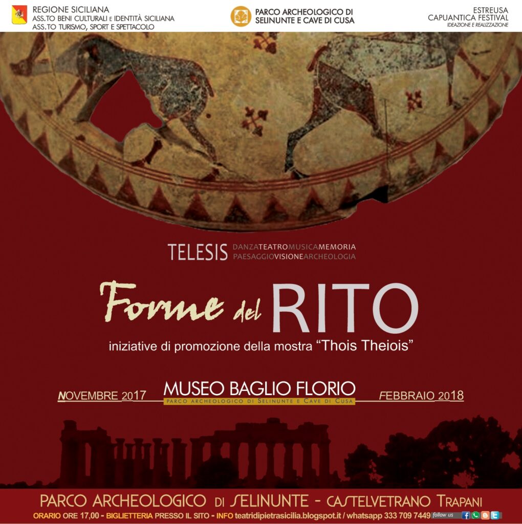 “Le Forme del Rito”, danza, teatro e musica al Museo del Baglio Florio di Selinunte