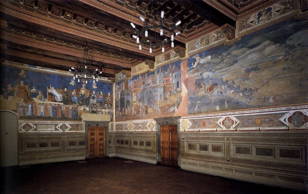 Siena, nuova luce per la “Maestà” di Simone Martini e il “Buongoverno” di Ambrogio Lorenzetti