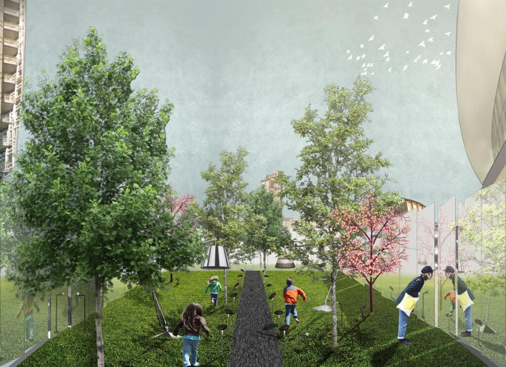 Fuorisalone 2018. “Hidden Garden” il giardino incantato in Piazza Gae Aulenti a Milano. Foto