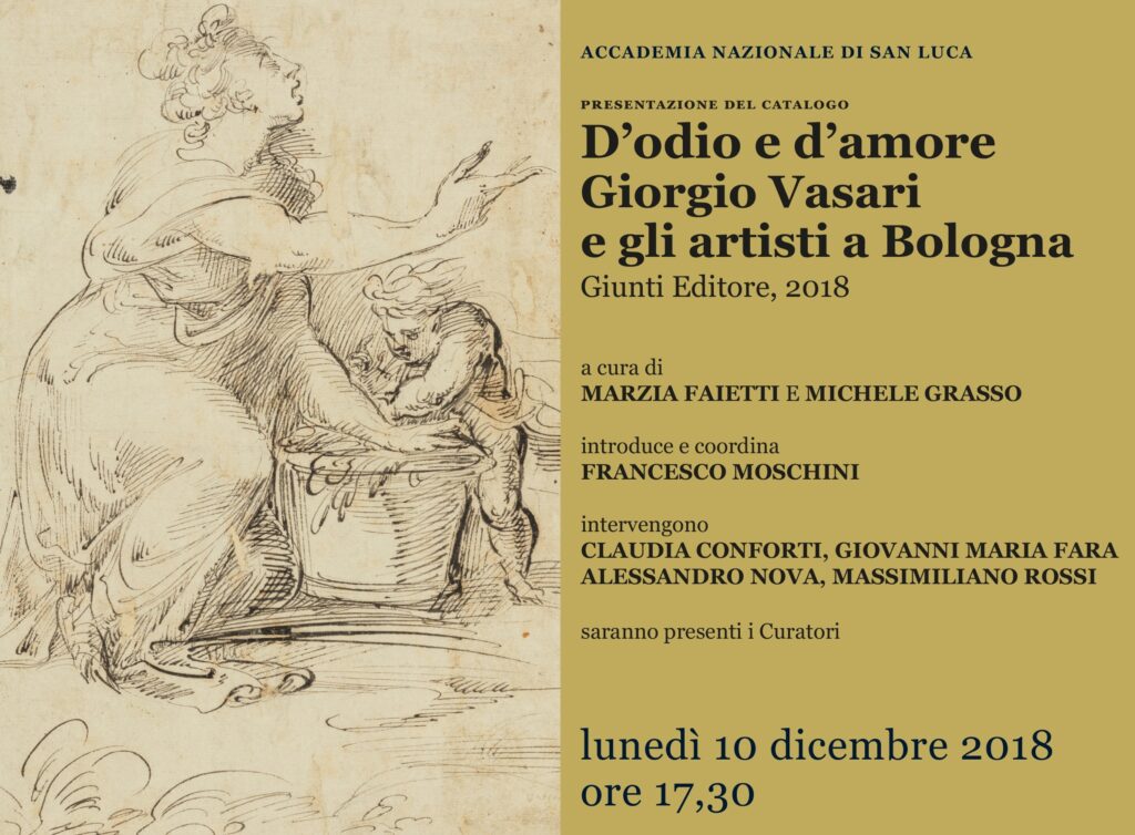 Presentazione del catalogo “D’odio e d’amore. Giorgio Vasari e gli artisti a Bologna”