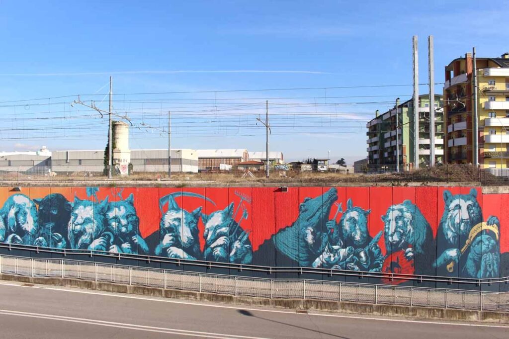 La street art è protagonista a Bassano del Grappa. Video