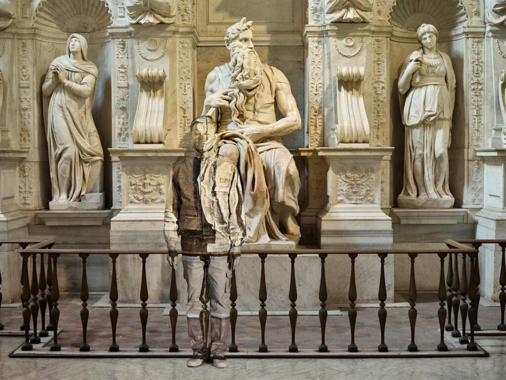 Liu Bolin vince il “Premio BNL Gruppo BNP Paribas” per l’opera “Mosè, San Pietro in Vincoli”