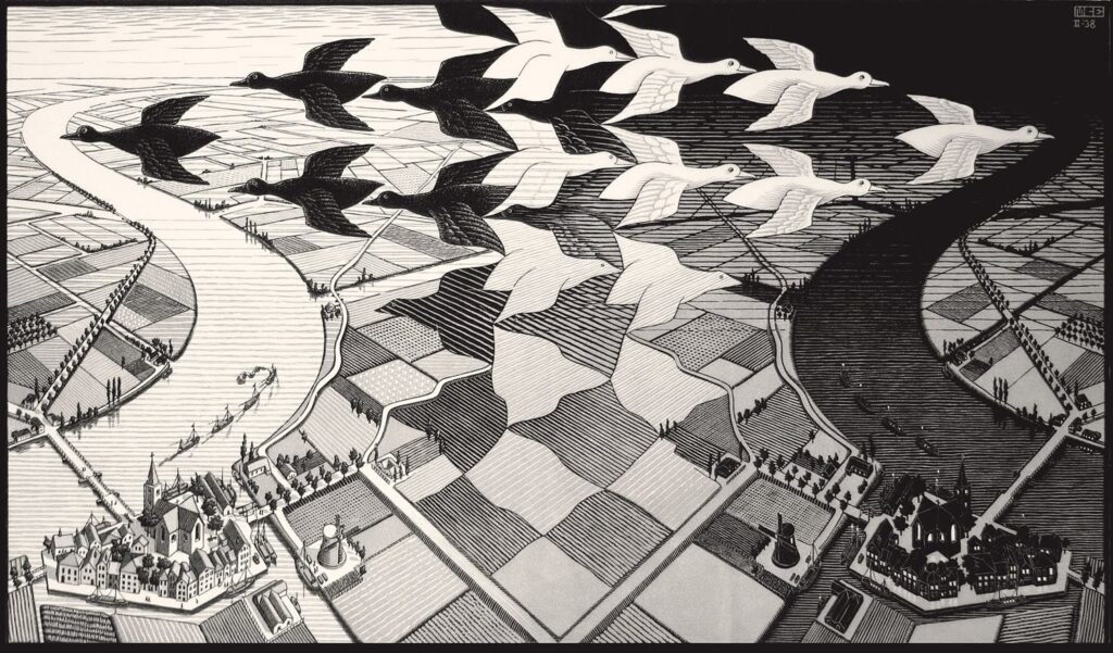 Teatro Palladium. Maurits Cornelis Escher, composizione e percezione delle immagini