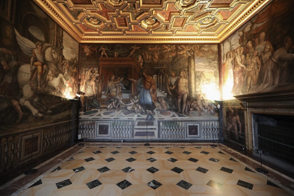 Al via il progetto di restauro degli affreschi della Sala delle Nozze di Villa Farnesina a Roma