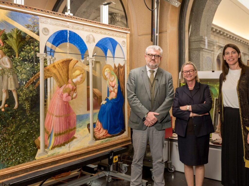 Museo del Prado. Dopo il restauro l’Annunciazione del Beato Angelico esposta in una grande mostra