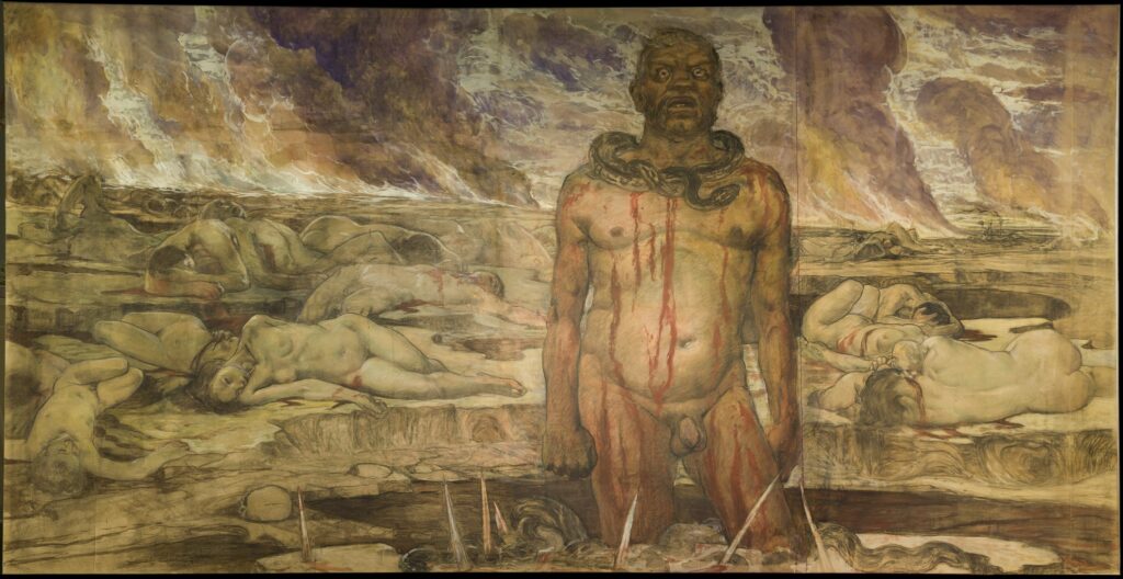 Uffizi, “Il dittatore folle” di Chini contro il Nazismo per la Notte dei Ponti