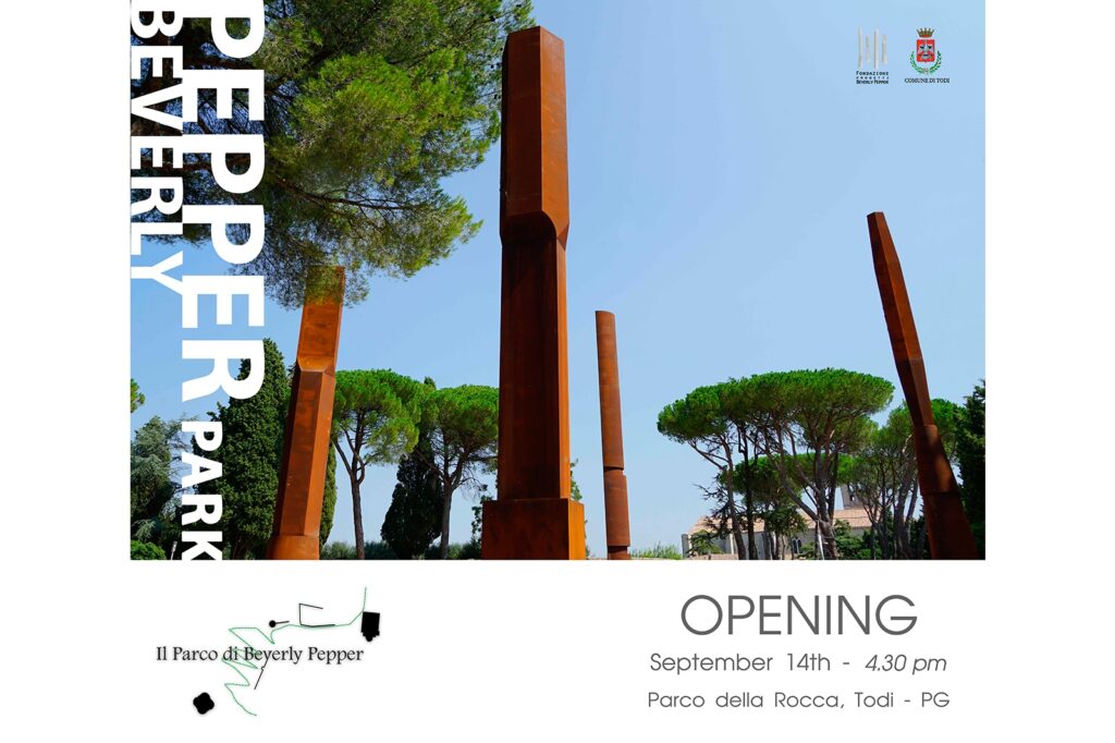 Inaugura a Todi il Parco di Beverly Pepper