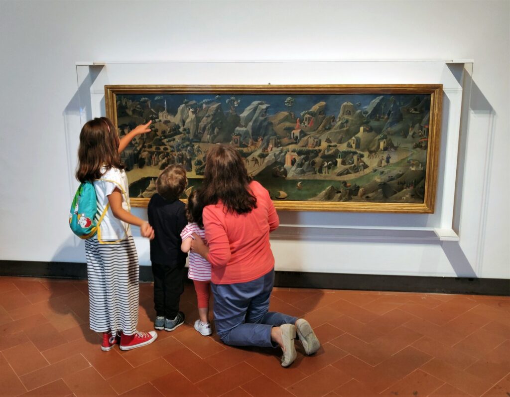 Arte ad altezza di bambino: agli Uffizi “La Tebaide di Beato Angelico” esposta in una nuova teca