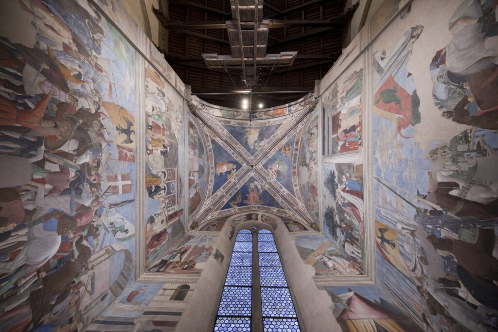 Arezzo. Nuova illuminazione per gli affreschi di Piero della Francesca