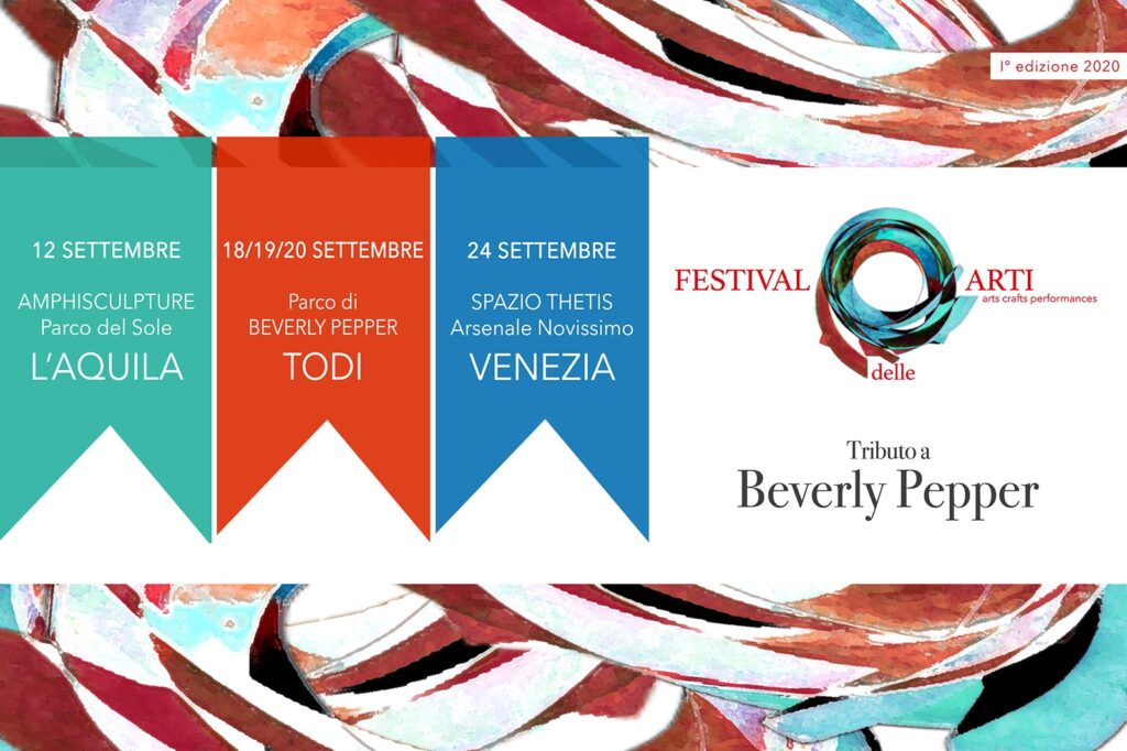 Festival delle Arti 2020, il tributo a Beverly Pepper