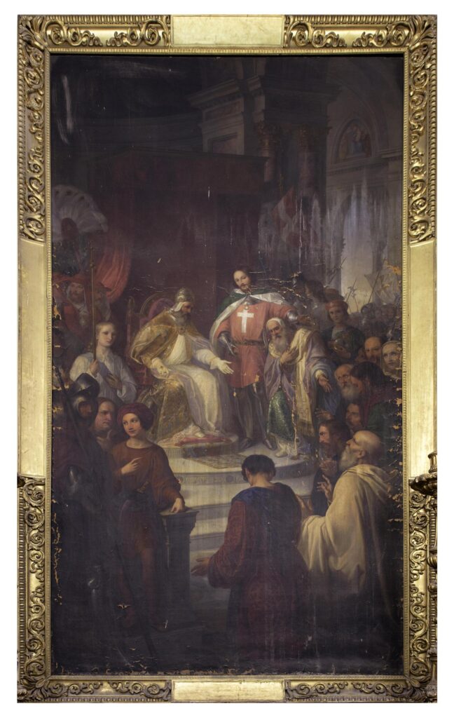 Musei Reali di Torino, raccolta fondi digitale per il restauro dell’opera “Amedeo VI presenta a Urbano V il patriarca di Costantinopoli”