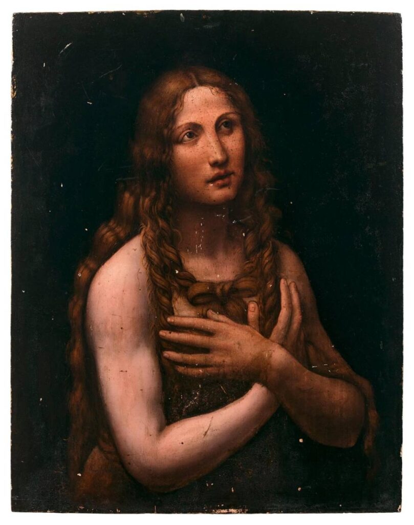 All’asta da Artcurial di Parigi la “Maddalena penitente”, dipinto recentemente scoperto del Salai