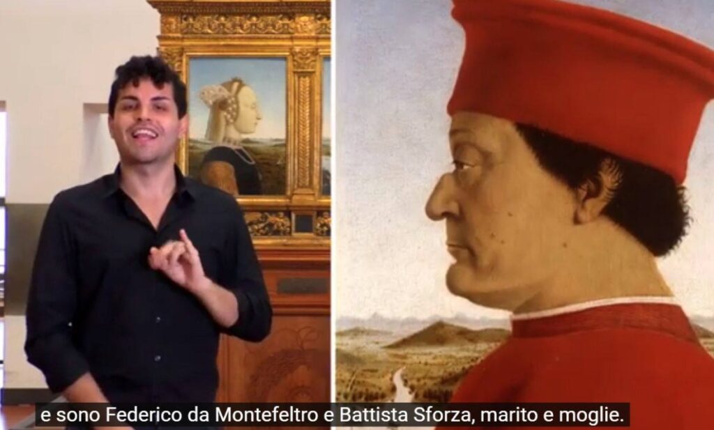 Uffizi, capolavori nella lingua dei segni