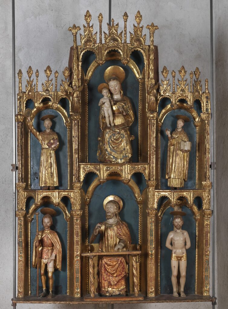 Il polittico di S. Luca in esposizione permanente al Museo di Castelvecchio