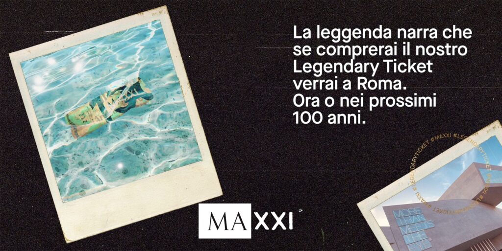 Il MAXXI lancia “Legendary Ticket”, il biglietto valido fino al 2121