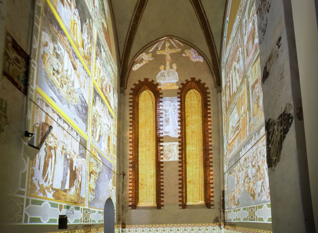 Nuovo Salce in Santa Margherita a Treviso, l’antica chiesa duecentesca rivive grazie a un ambiente immersivo