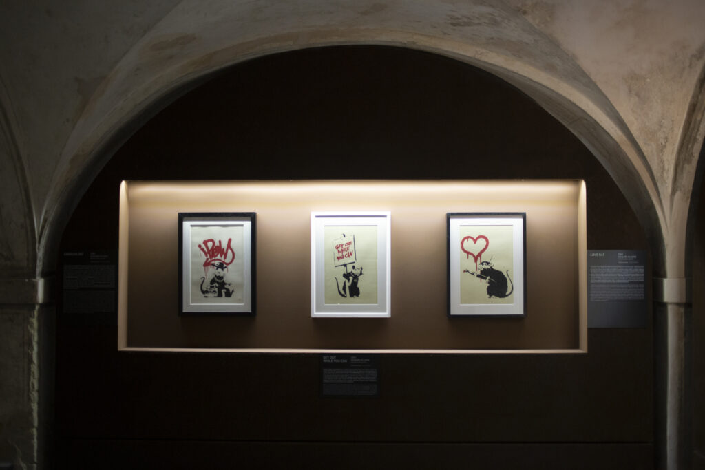 Banksy a Palazzo Tarasconi a Parma. Le foto