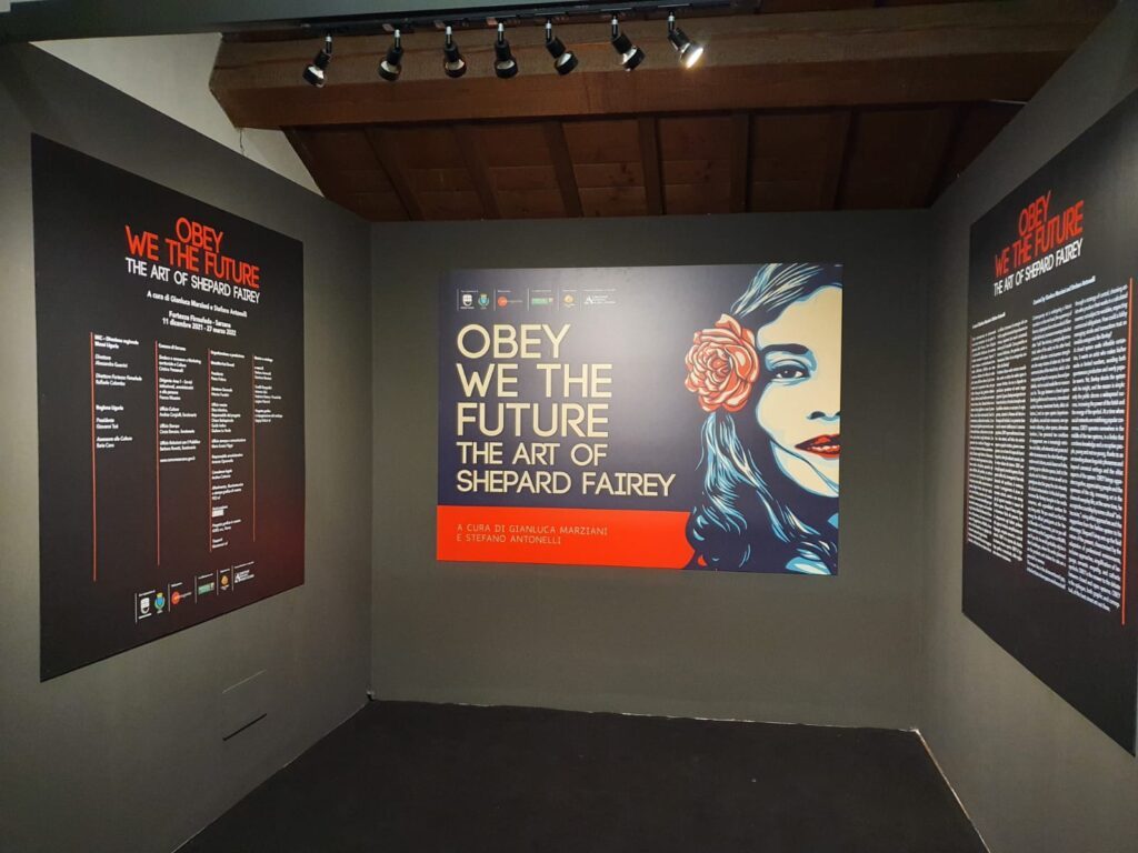 L’arte di Obey in mostra alla Fortezza Firmafede di Sarzana