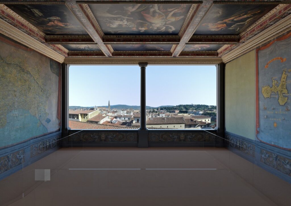 Uffizi: dopo vent’anni riapre il Terrazzo delle Carte Geografiche
