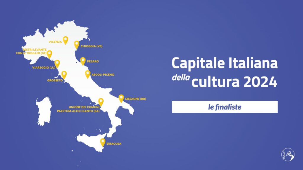 MIC, ecco le dieci città finaliste per l’edizione 2024 della Capitale italiana della Cultura