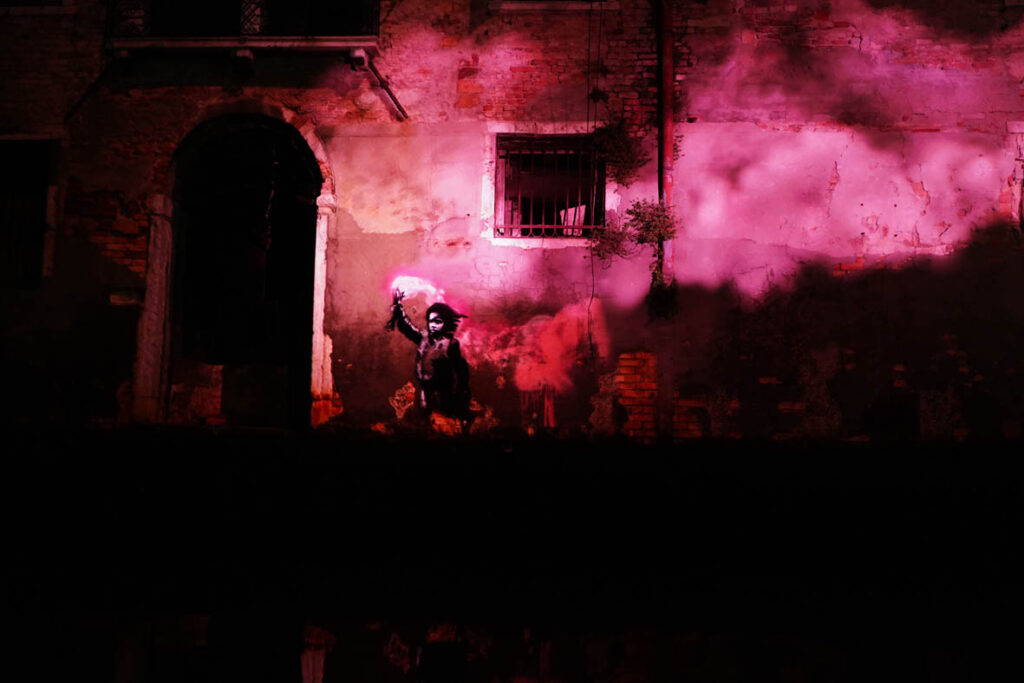 “Ghost over Banksy”, a Venezia la prima esperienza di Digital Street Art. Il video