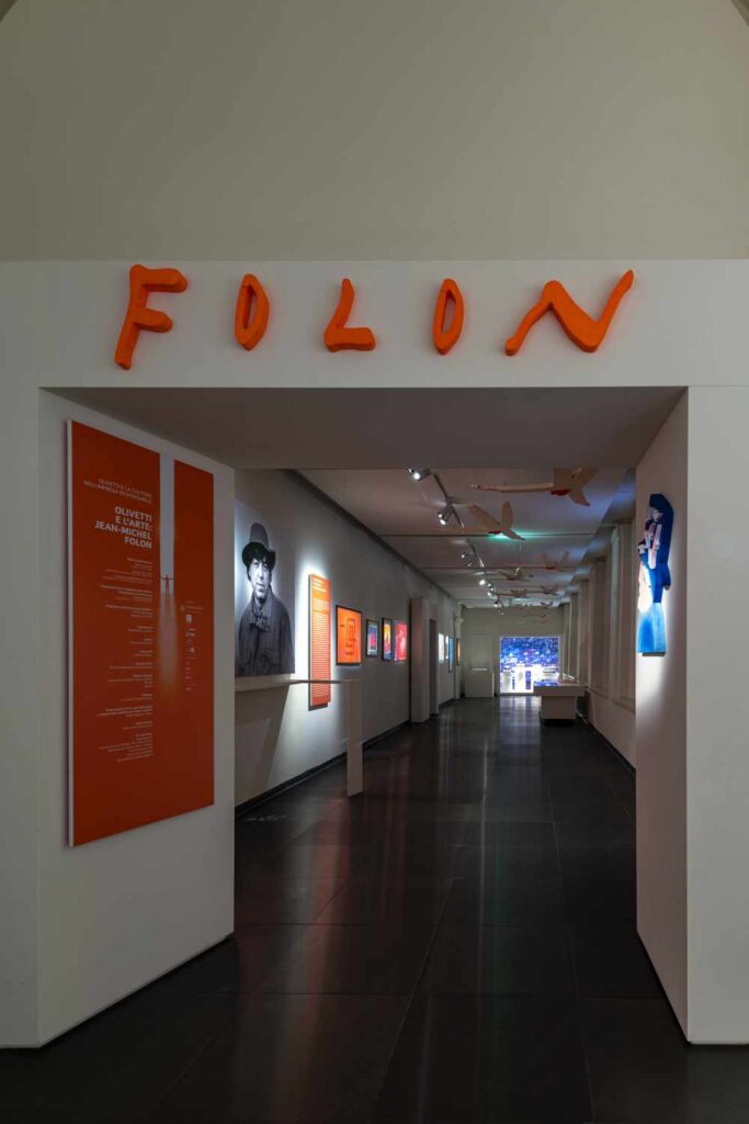 Ivrea, Capitale italiana del Libro 2022, ospita la mostra “Olivetti e l’arte: Jean Michel Folon