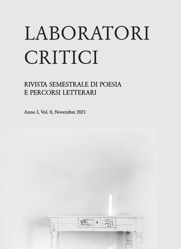 Le risorse del silenzio. Laboratori critici, rivista semestrale di poesia e percorsi letterari