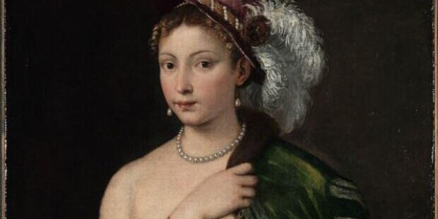 11-tiziano-giovane-donna-con-cappello-piumato-1534-1536-620×430