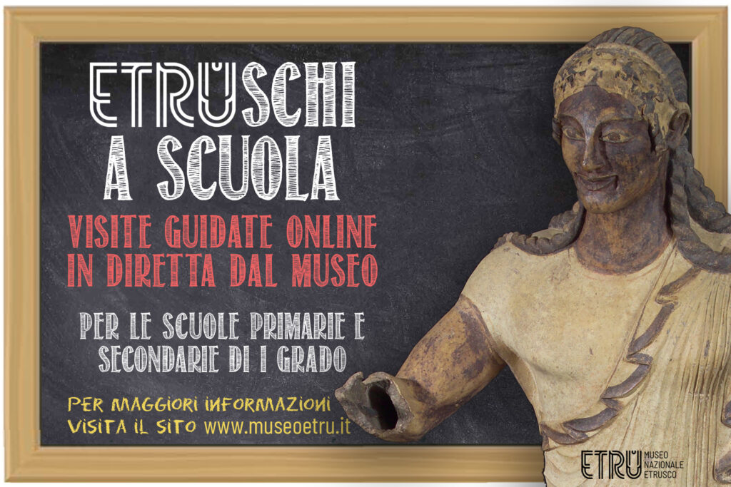 Museo Nazionale Etrusco di Villa Giulia: “Etruschi a scuola”, visite guidate online in diretta dal Museo 