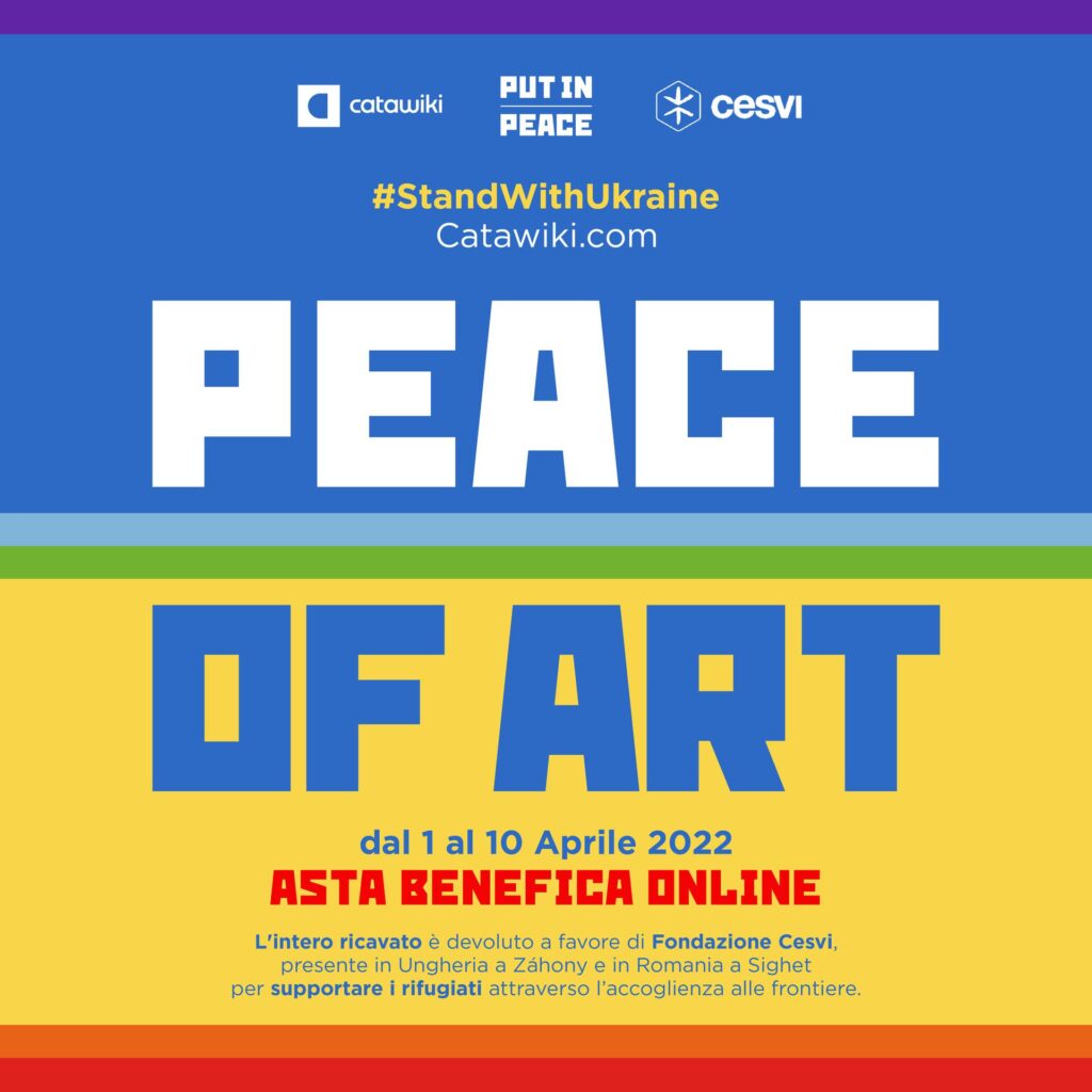 “Peace of Art”, un’asta benefica online per l’Ucraina