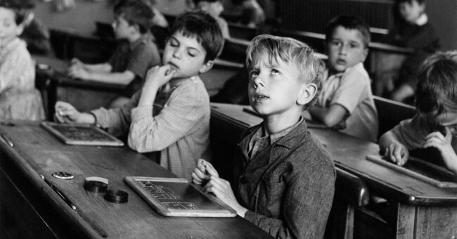 Museo Ara Pacis mostra Doisneau – L’information scolaire, Paris 1956