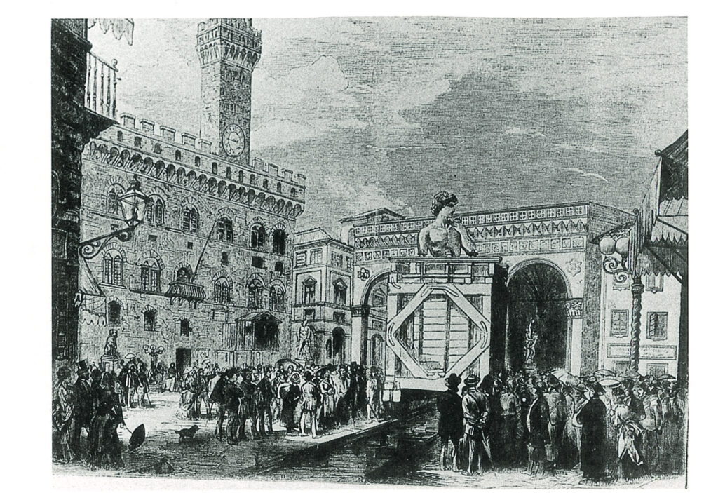 DAVID 140, alla Galleria dell’Accademia di Firenze Cristina Acidini racconta il trasporto del David nel 1873