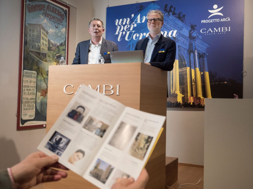 “Un’Arca per l’Ucraina”, raccolti oltre 50 mila euro con la charity auction di Cambi Casa d’Aste