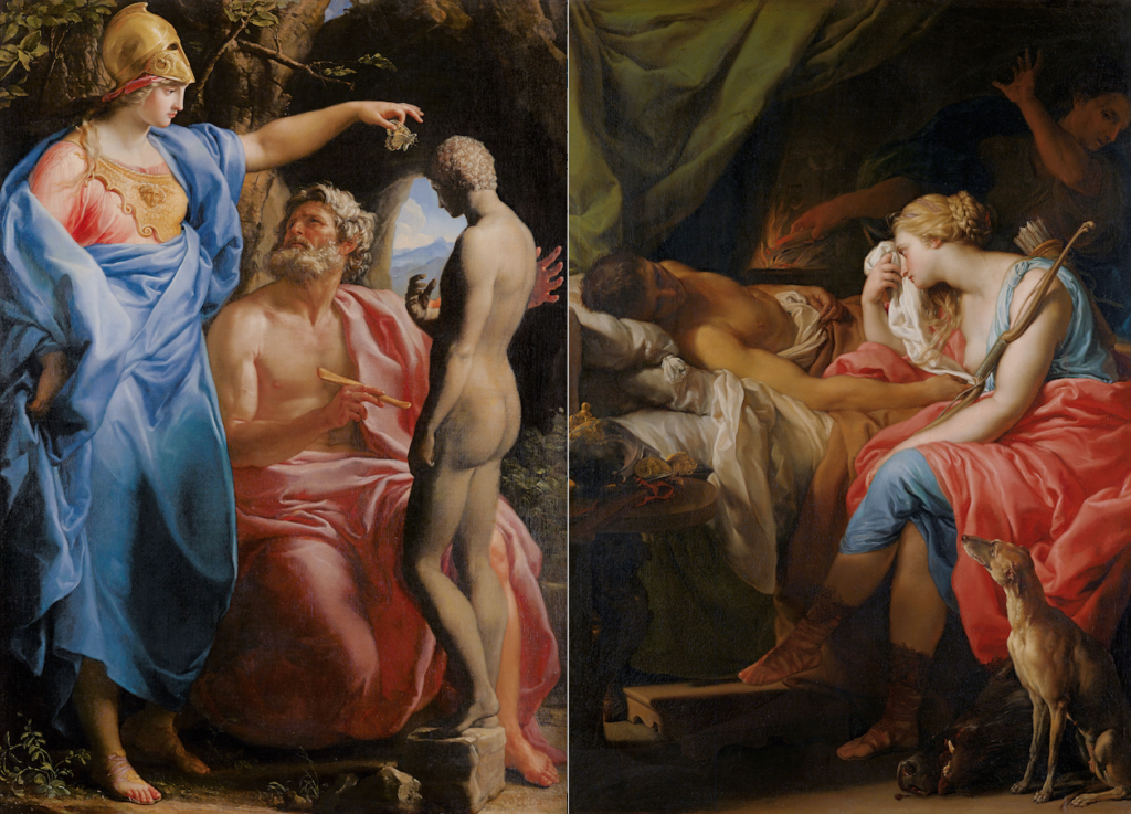  “Prometeo e Atalanta”. Tornano a Lucca due tele di Pompeo Batoni