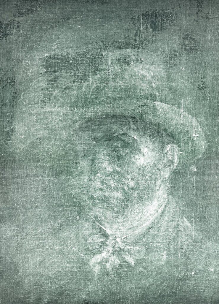 Un autoritratto sconosciuto di Van Gogh scoperto sul retro di un altro dipinto