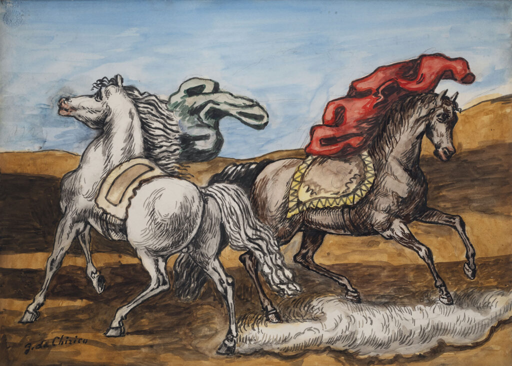 “La seduzione delle immagini da de Chirico a Schifano”, la mostra dossier nella Sala dei Comuni del Castello Estense di Ferrara