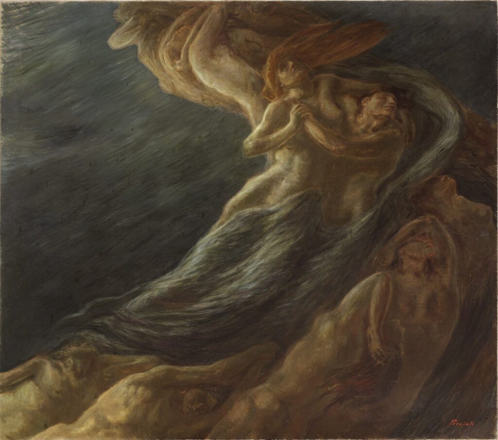“Paolo e Francesca” di Gaetano Previati a Palazzo Zabarella per celebrare l’origine del Futurismo