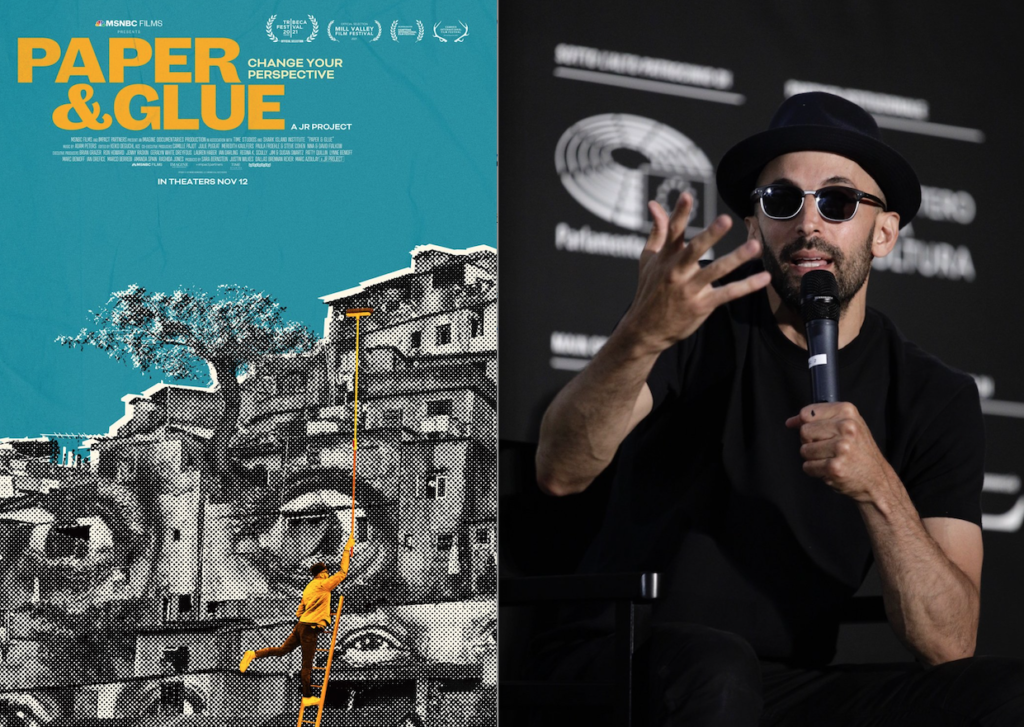 JR torna a Roma per presentare “Paper & Glue” al Cinema Troisi