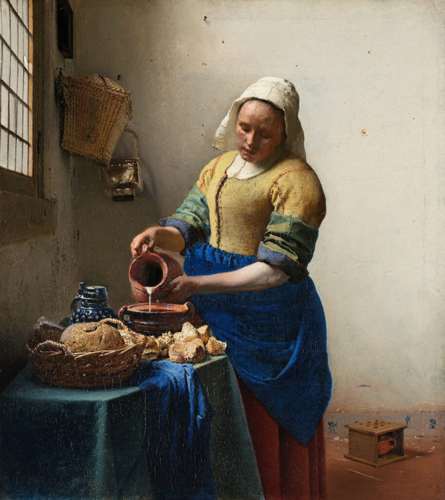Un’indagine sulla la Lattaia di Vermeer rivela oggetti nascosti nel dipinto definitivo