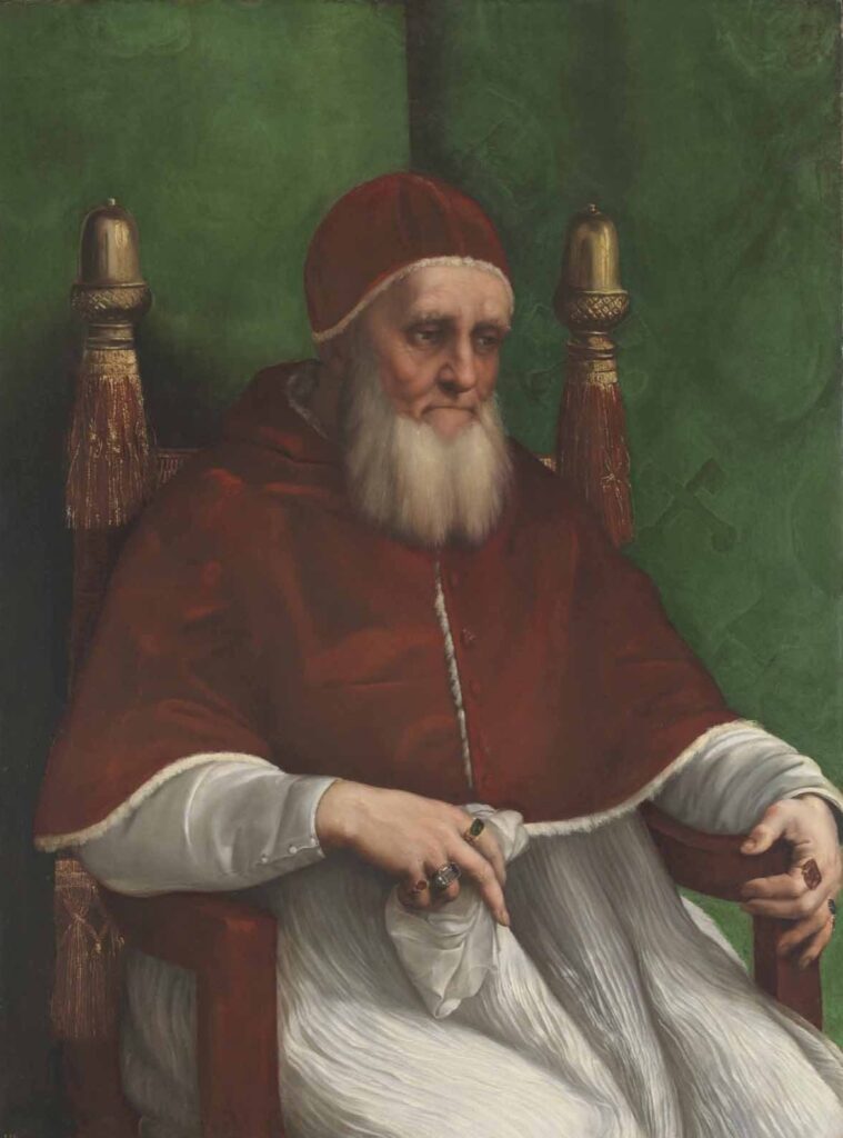 Dalla National Gallery di Londra arriva alla Pinacoteca Nazionale di Bologna il Ritratto di Giulio II di Raffaello