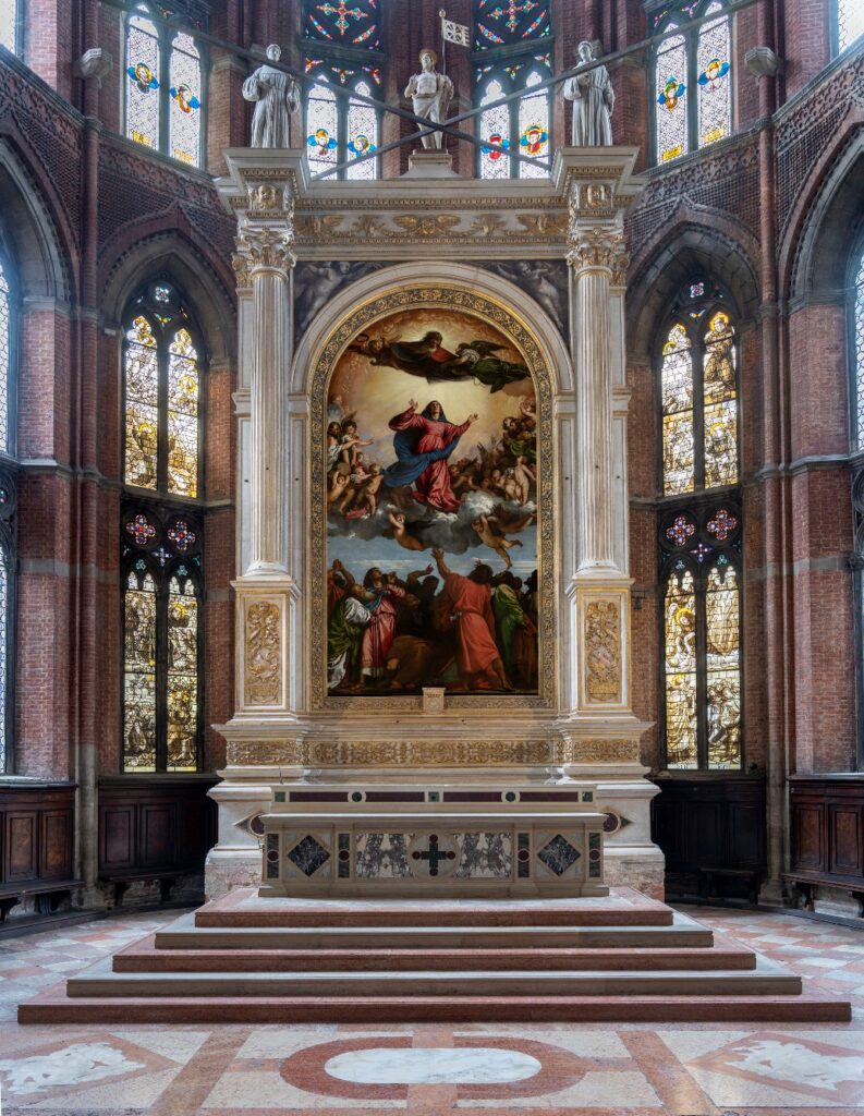 Terminato il restauro della pala de L’Assunta di Tiziano a Venezia