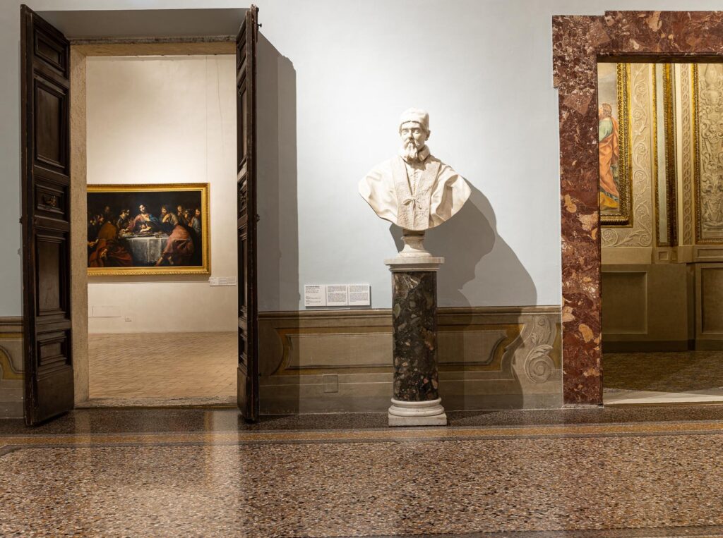 Alle Gallerie Nazionali di Arte Antica in esposizione il busto in bronzo di Urbano VIII di  Bernini 