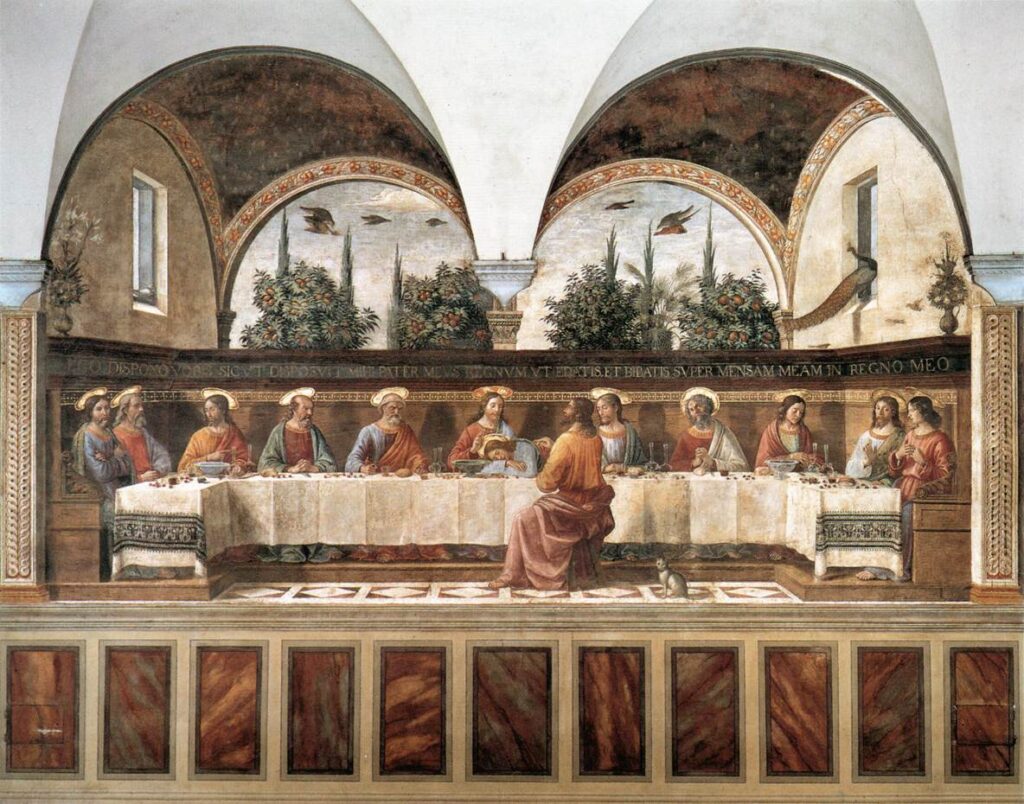 Museo di San Marco a Firenze, nuovo allestimento del Refettorio piccolo con affresco del Ghirlandaio