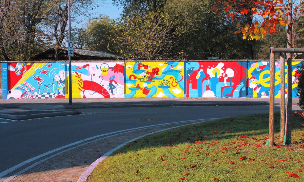 Street arta Milano: Sella Sgr e NABA insieme per un murale dedicato alla sostenibilità ambientale e sociale