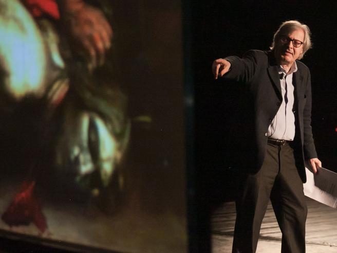 Foto.Sgarbi.Pasolini-Caravaggio-kgyG-U3390217787705BIB-656×492@Corriere-Web-Roma