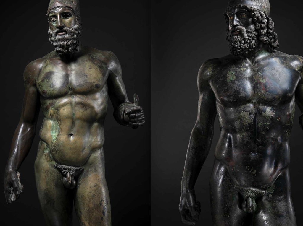 Alla Galleria dell’Accademia di Firenze i Bronzi di Riace nelle immagini di Luigi Spina