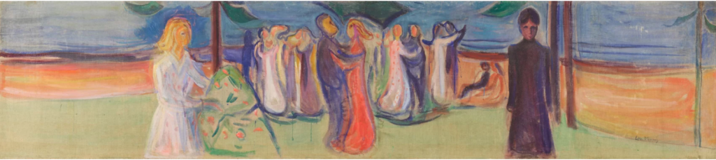 Munch: all’asta da Sotheby’s la monumentale “Danza sulla spiaggia”