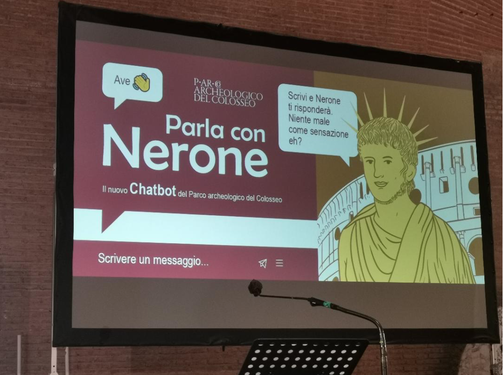 Presentato “Nerone”, nuovo chatbot del Parco del Colosseo