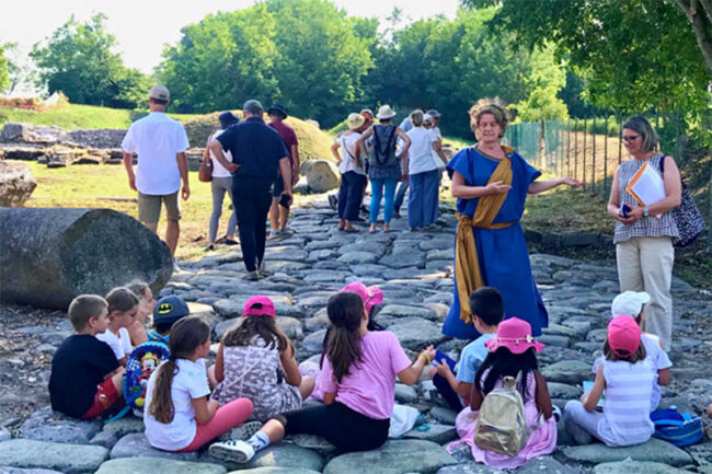 aquileia scolaresca in visita a Aquileia